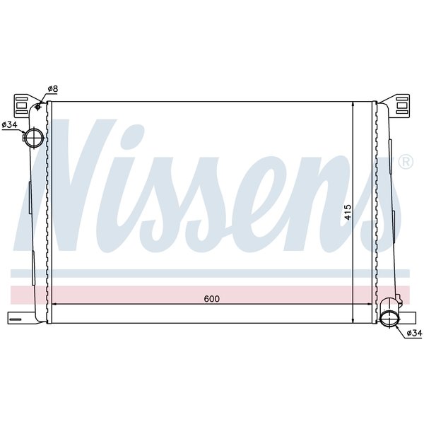 Nissen Radiator, 69706 69706